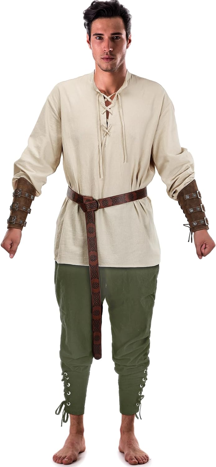 4 Pcs Medieval Maven Ensemble Kit - Halloween Best Male Halloween | Chuzko.com