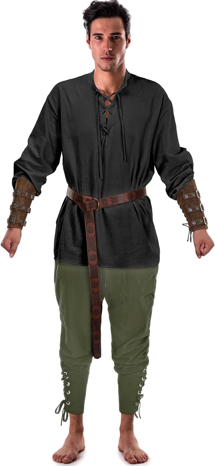 4 Pcs Medieval Maven Ensemble Kit - Halloween Best Male Halloween | Chuzko.com