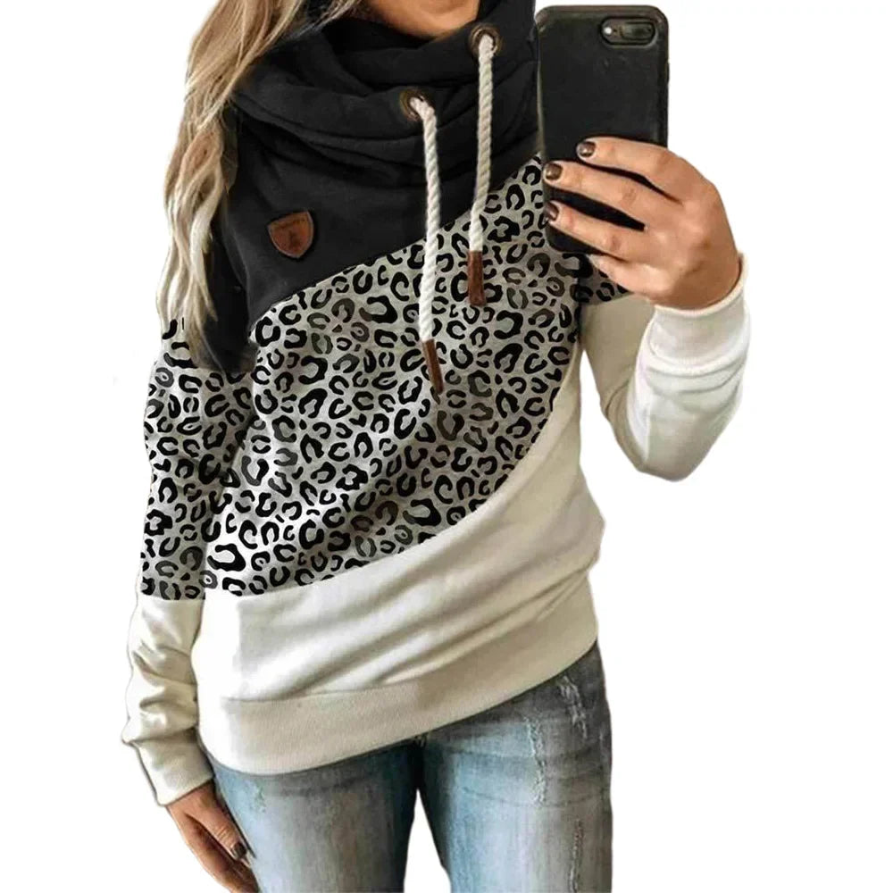 Thick Warm Color Block Pullover Hoodie Sweatshirt Pullover | Chuzko.com