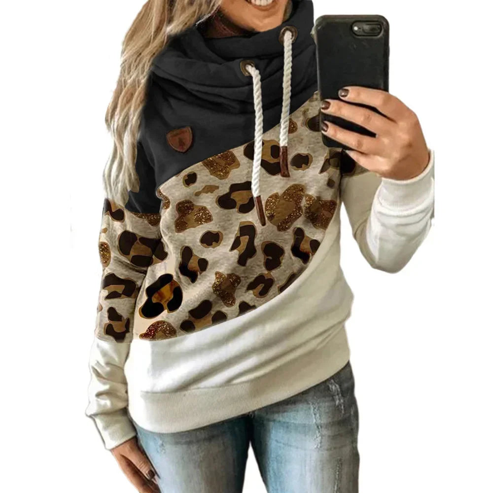 Thick Warm Color Block Pullover Hoodie Sweatshirt Pullover | Chuzko.com