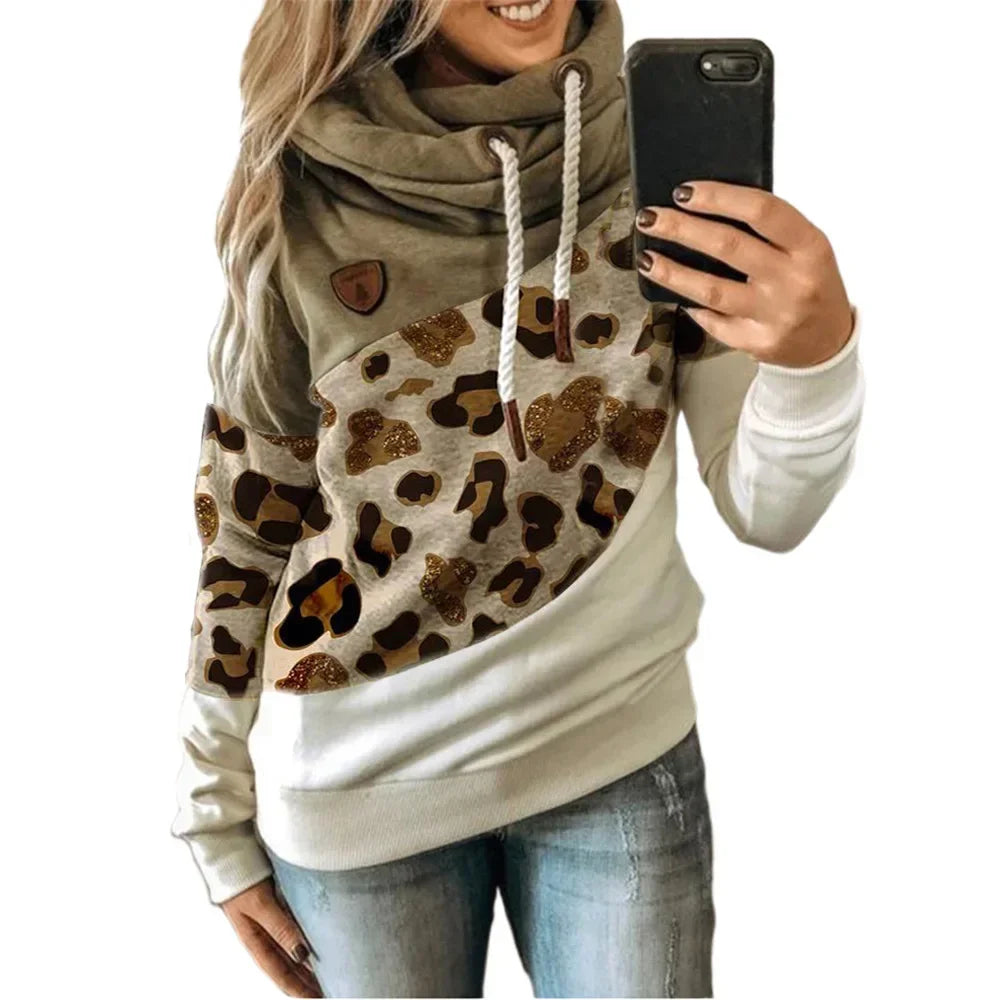 Thick Warm Color Block Pullover Hoodie Sweatshirt Pullover | Chuzko.com