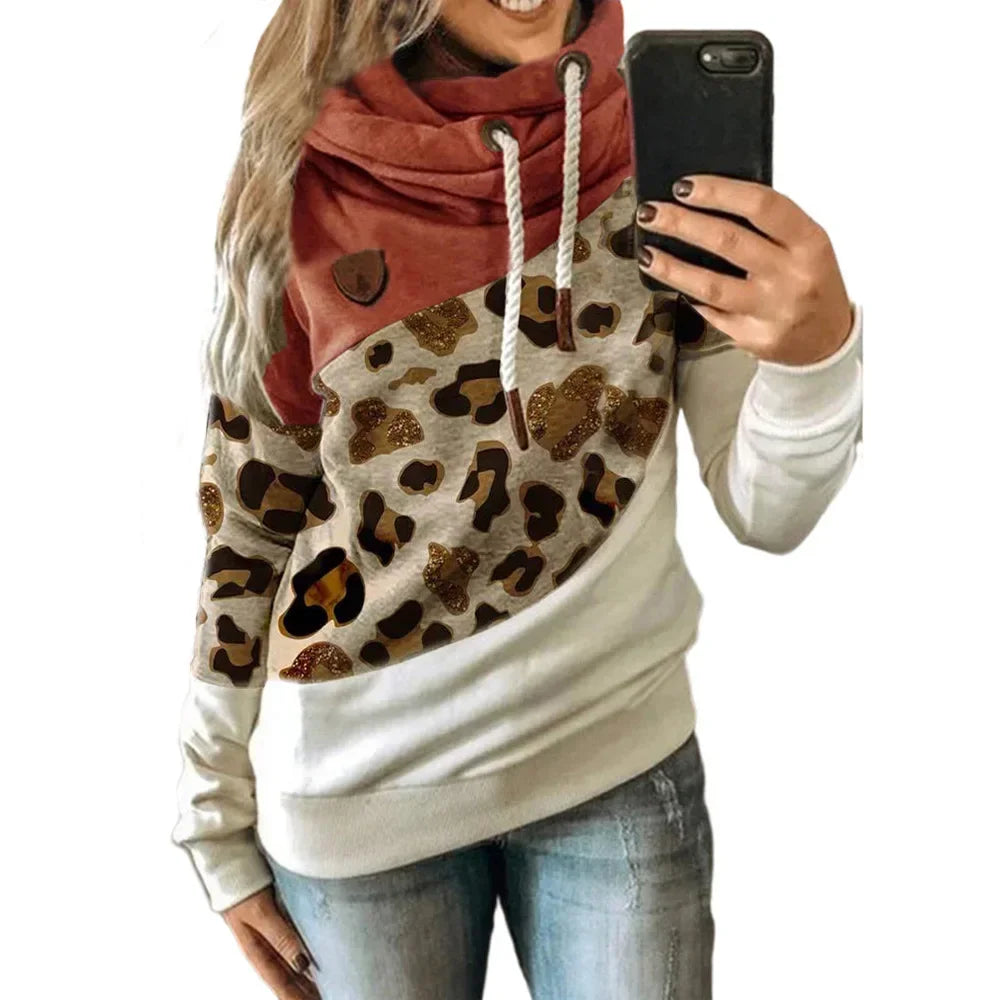 Thick Warm Color Block Pullover Hoodie Sweatshirt Pullover | Chuzko.com