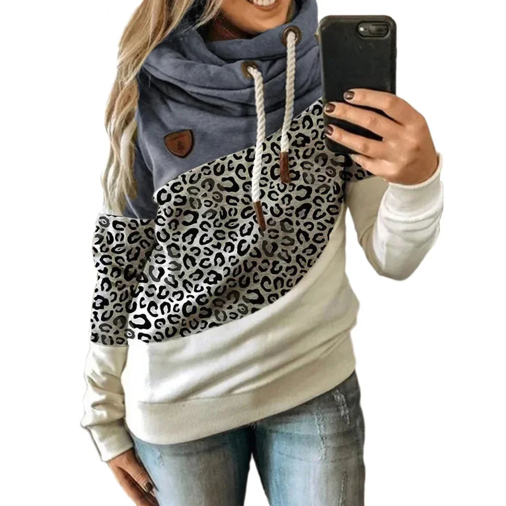 Thick Warm Color Block Pullover Hoodie Sweatshirt Pullover | Chuzko.com