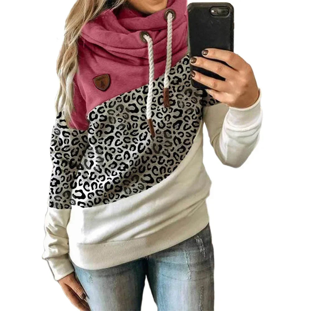 Thick Warm Color Block Pullover Hoodie Sweatshirt Pullover | Chuzko.com