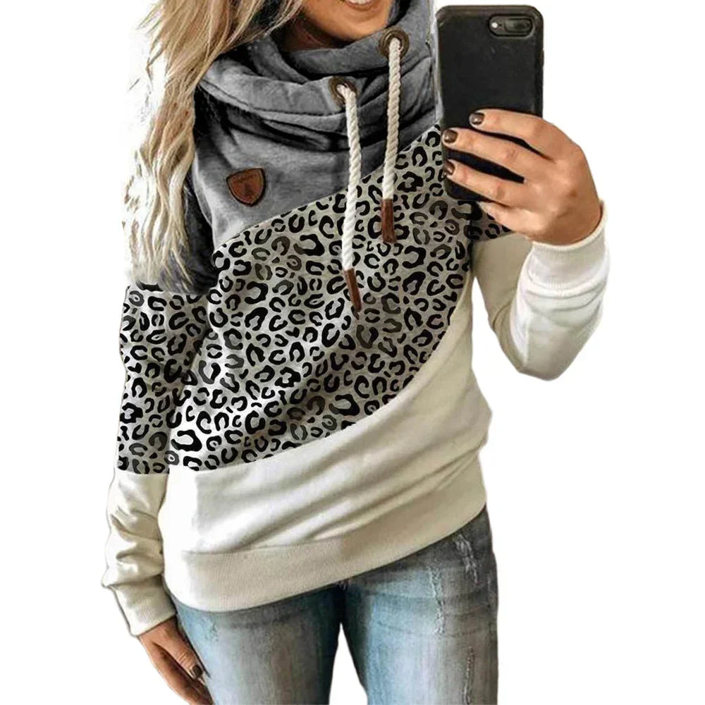 Thick Warm Color Block Pullover Hoodie Sweatshirt Pullover | Chuzko.com