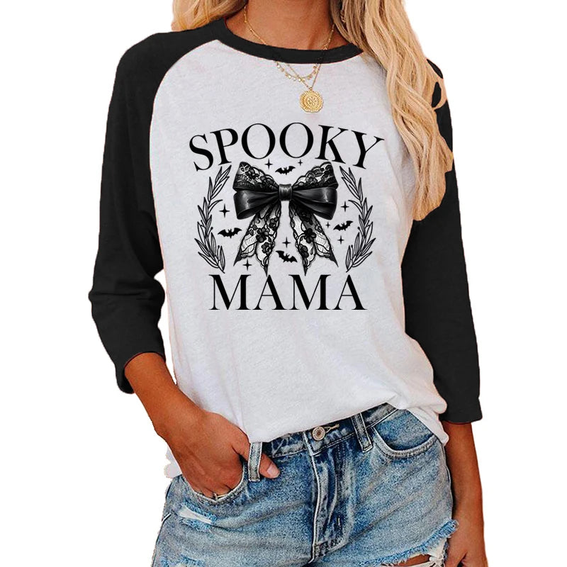 Trick-or-Treat Trove Raglan T-Shirt Festive Printed Shirts | Chuzko.com