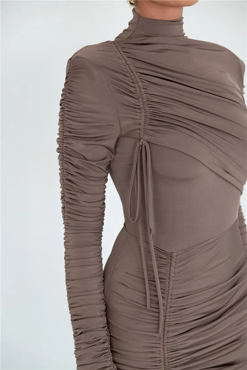 Ruched Elegance Evening Gown Evening Gown | Chuzko.com