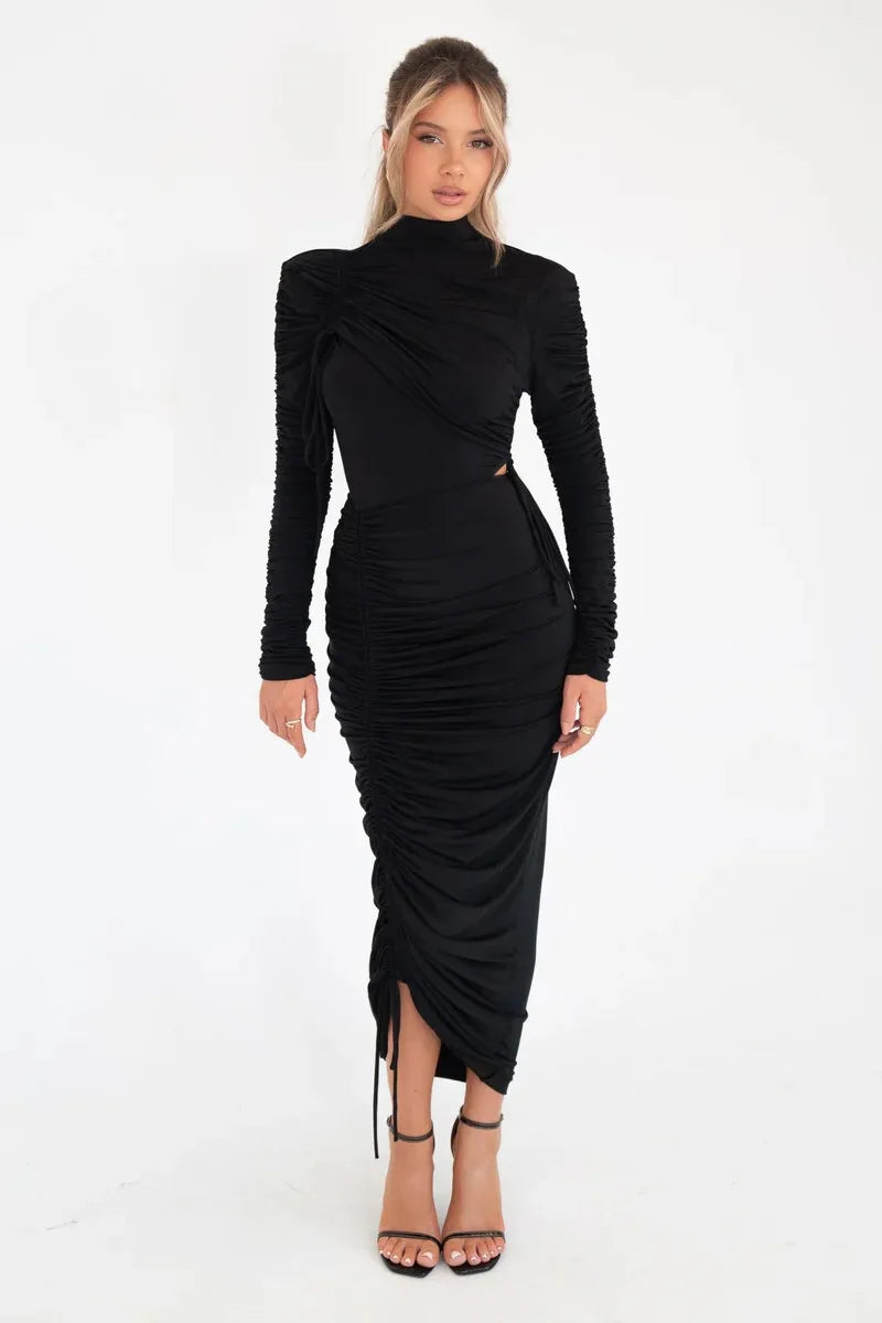 Ruched Elegance Evening Gown Evening Gown | Chuzko.com