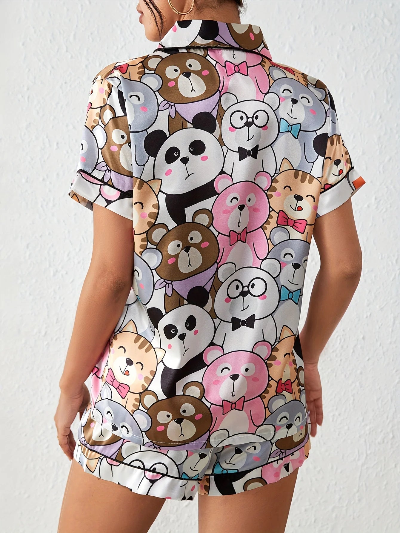 Panda Party  Pajama Set Sleepwear | Chuzko.com