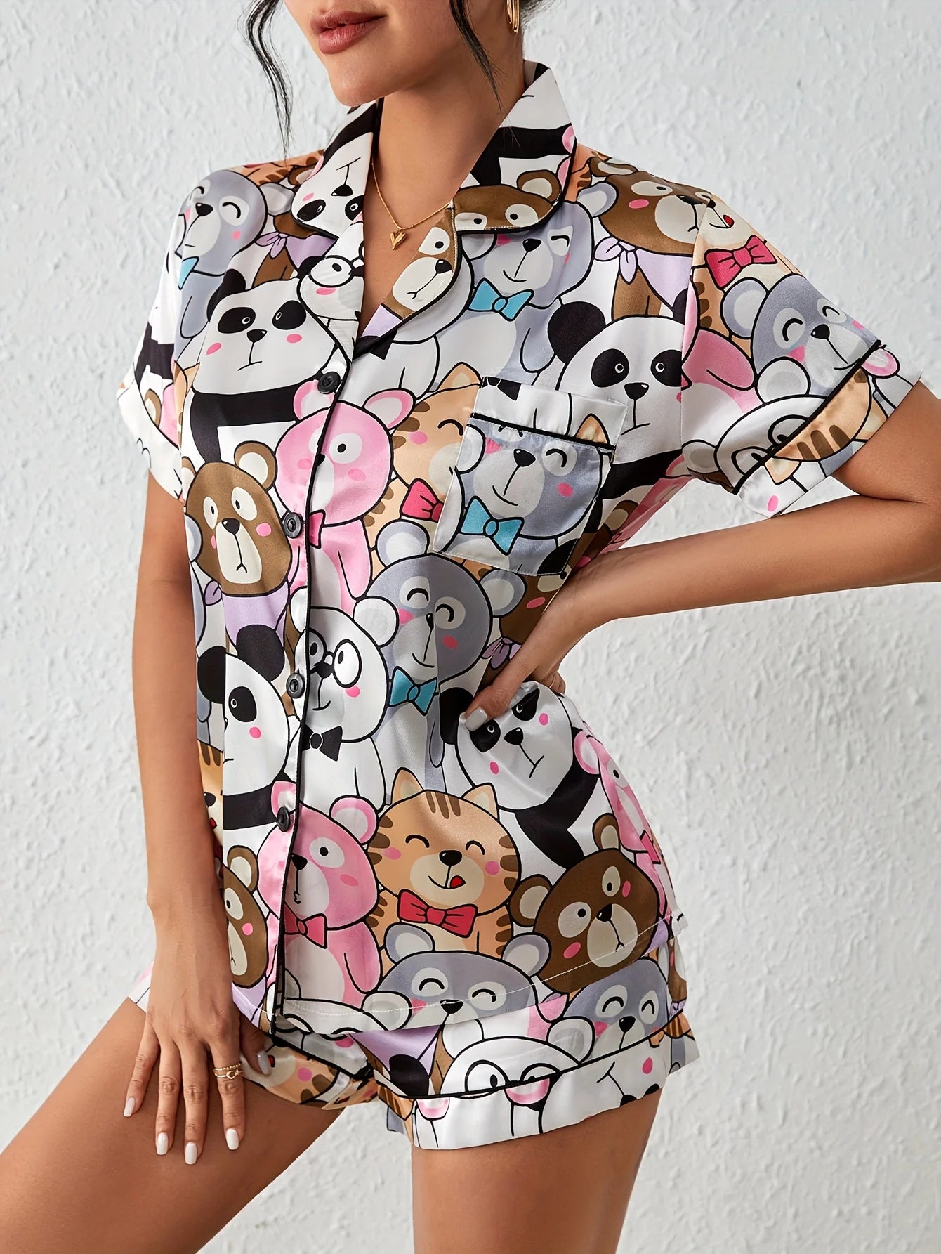 Panda Party  Pajama Set	