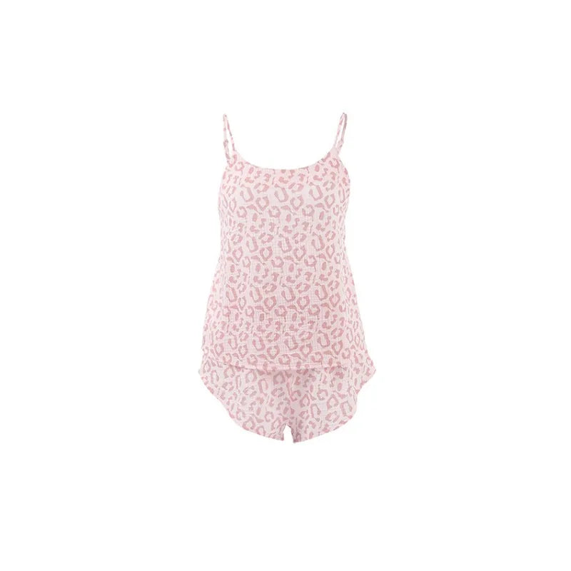 Breezy Cotton Sleeveless Pajama Set – Cute Sleepwear Sleepwear | Chuzko.com