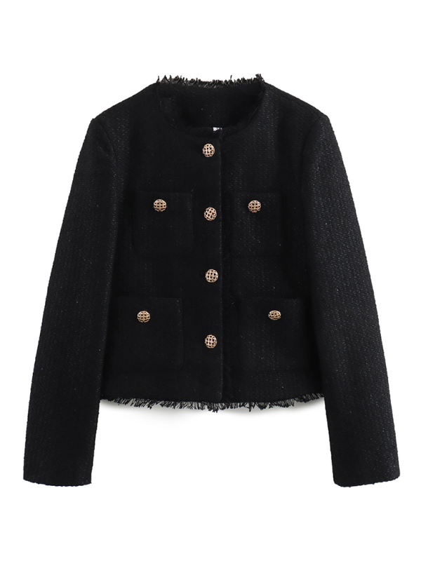 All-Season Elegant Bouclé Jacket Bouclé Jackets | Chuzko.com