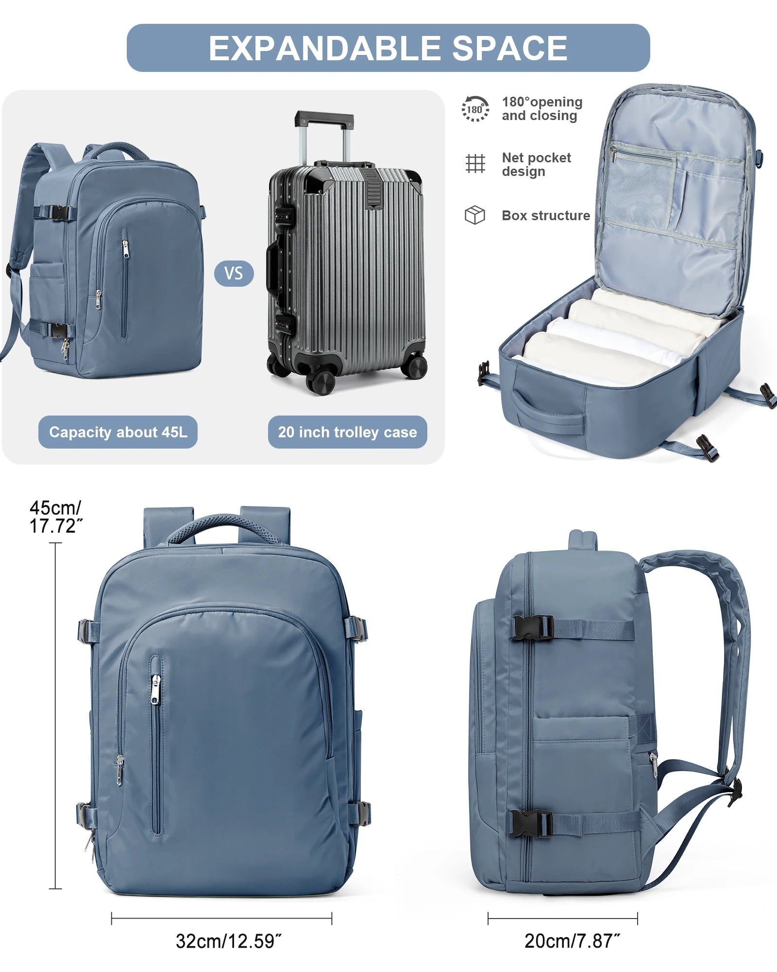 CitySlicker Chic High-Capacity Travel Pack Laptop Carrier | Chuzko.com