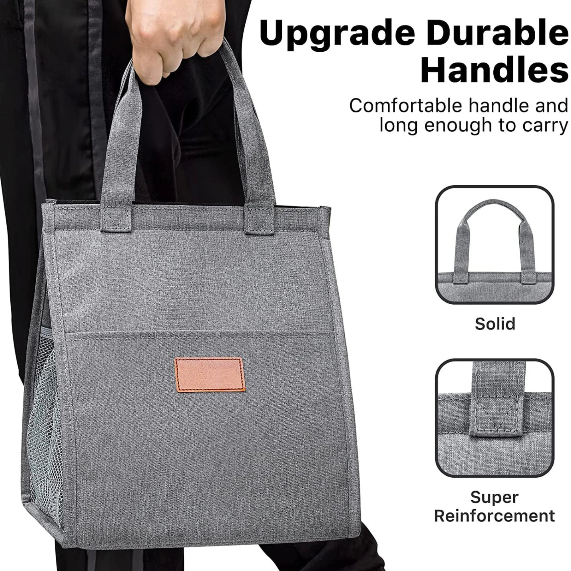 UrbanEase Chic Insulated Lunch Tote Insulated Tote Bags | Chuzko.com