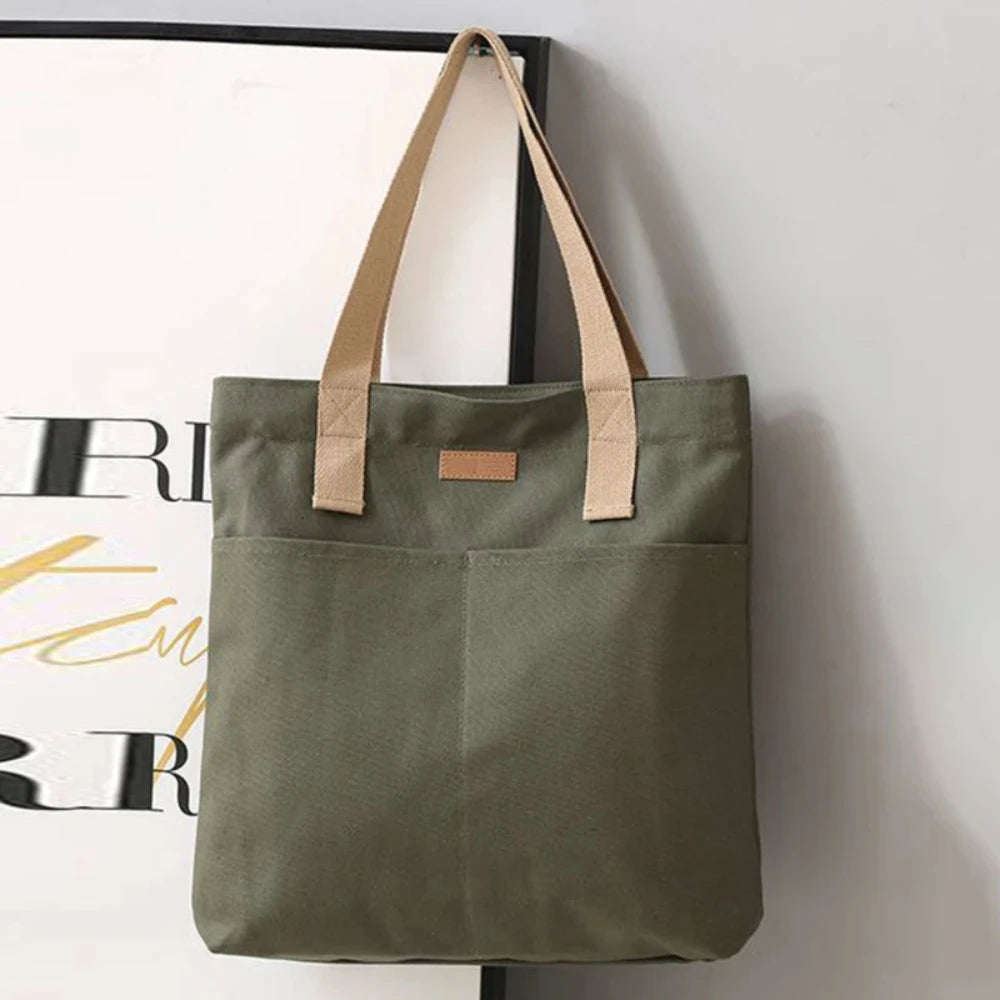 Spacious Canvas Day Bag Tote Bags | Chuzko.com