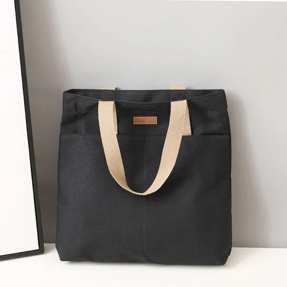 Spacious Canvas Day Bag Tote Bags | Chuzko.com