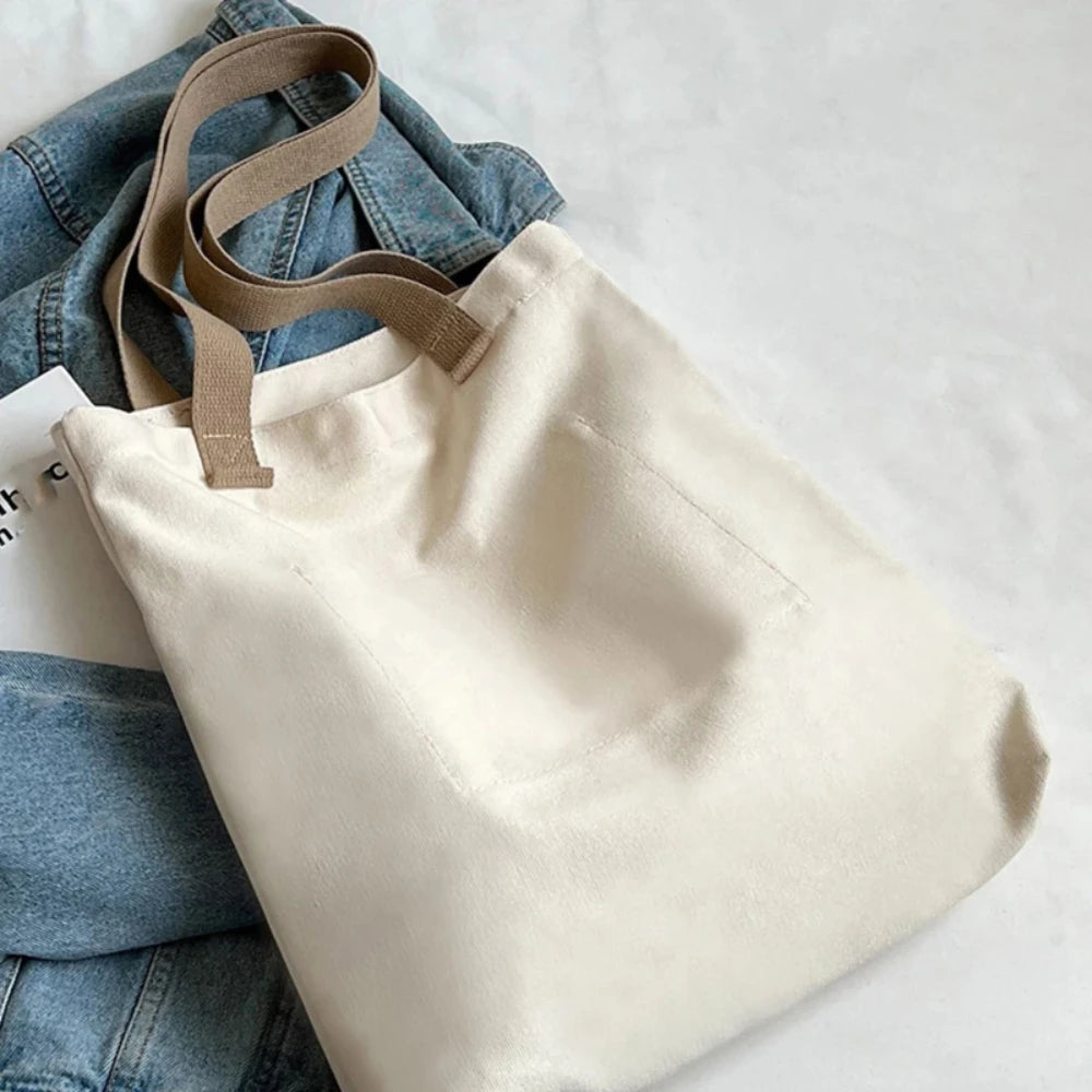 Spacious Canvas Day Bag Tote Bags | Chuzko.com