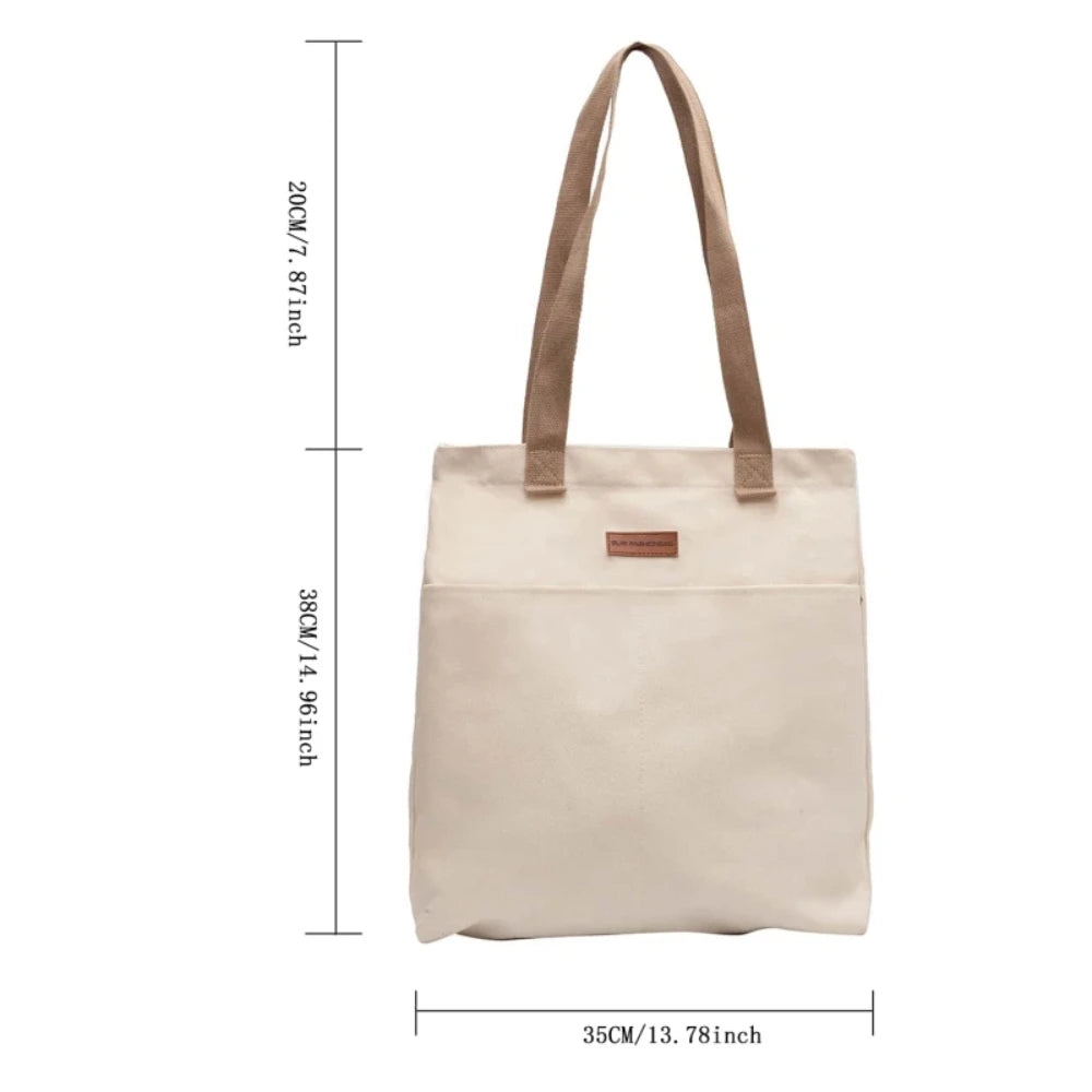 Spacious Canvas Day Bag Tote Bags | Chuzko.com