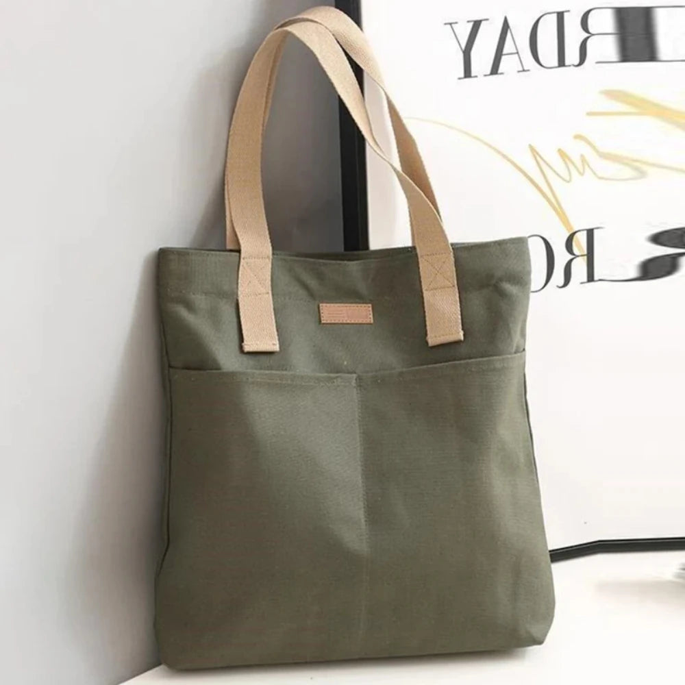 Spacious Canvas Day Bag Tote Bags | Chuzko.com