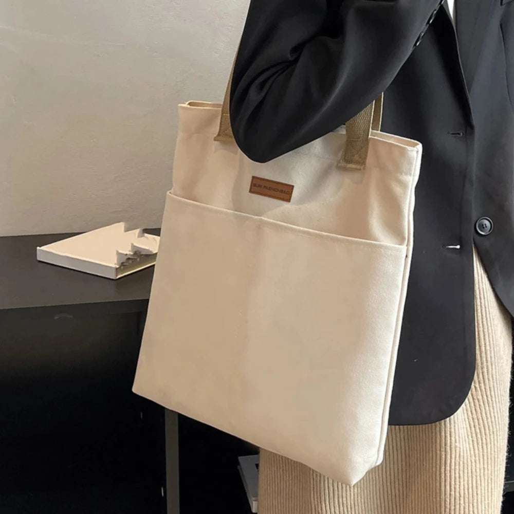 Spacious Canvas Day Bag Tote Bags | Chuzko.com