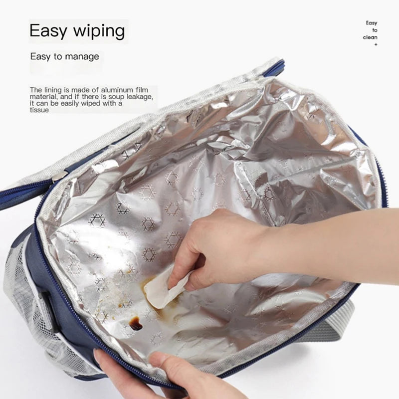 Large Capacity Waterproof Lunch Bags Lunch Box | Chuzko.com