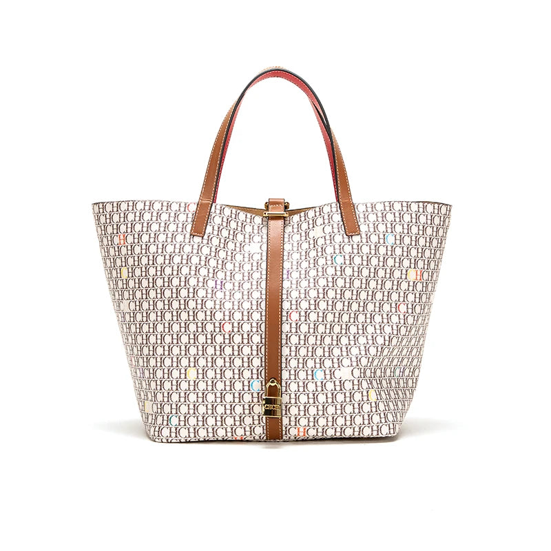 Monogrammed Elegance Tote: Artisanal Charm Meets Modern Utility | Chuzko.com