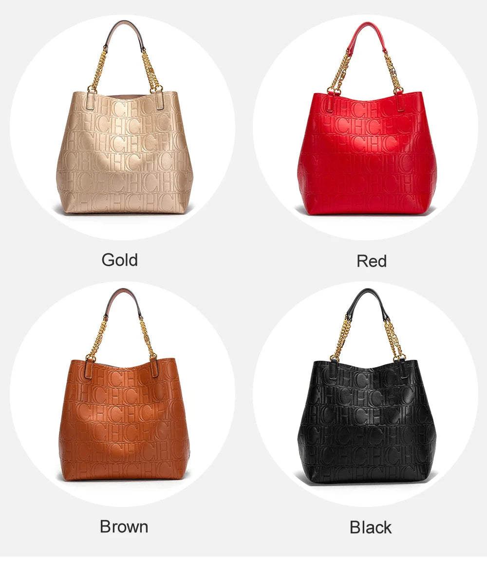 Timeless Texture Handbag - Retro Deluxe Shoulder Bags | Chuzko.com