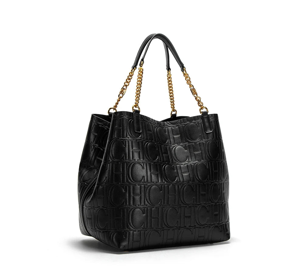 Timeless Texture Handbag - Retro Deluxe Shoulder Bags | Chuzko.com