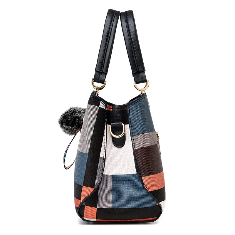 Modern Urbanity Colorblock Tote Handbags HandBags | Chuzko.com