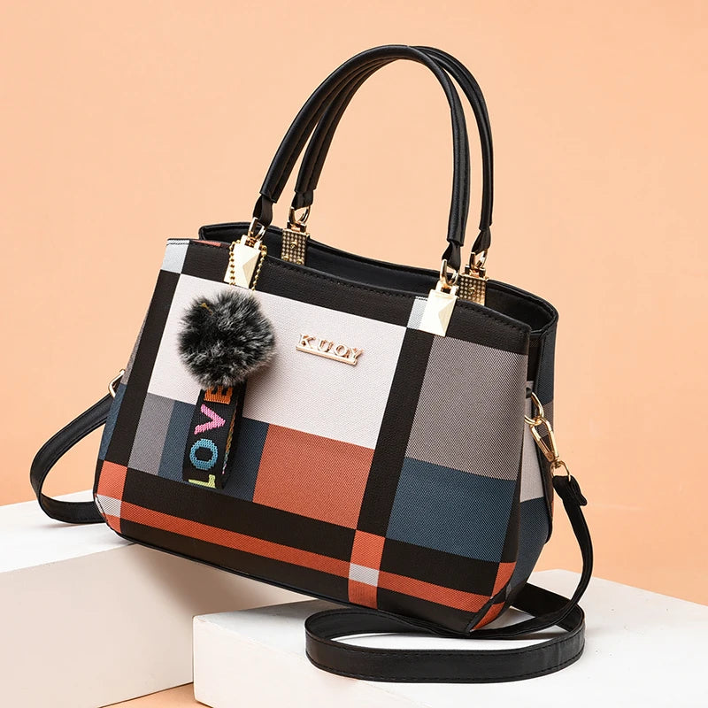 Modern Urbanity Colorblock Tote Handbags HandBags | Chuzko.com