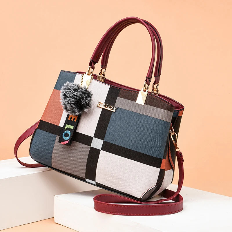 Modern Urbanity Colorblock Tote Handbags HandBags | Chuzko.com