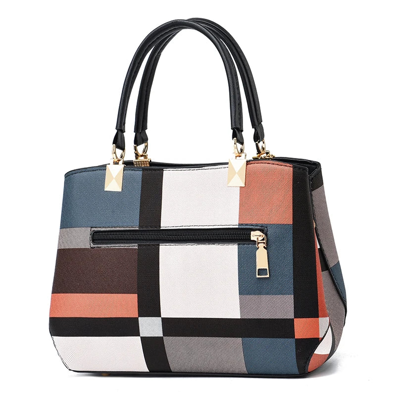 Modern Urbanity Colorblock Tote Handbags HandBags | Chuzko.com