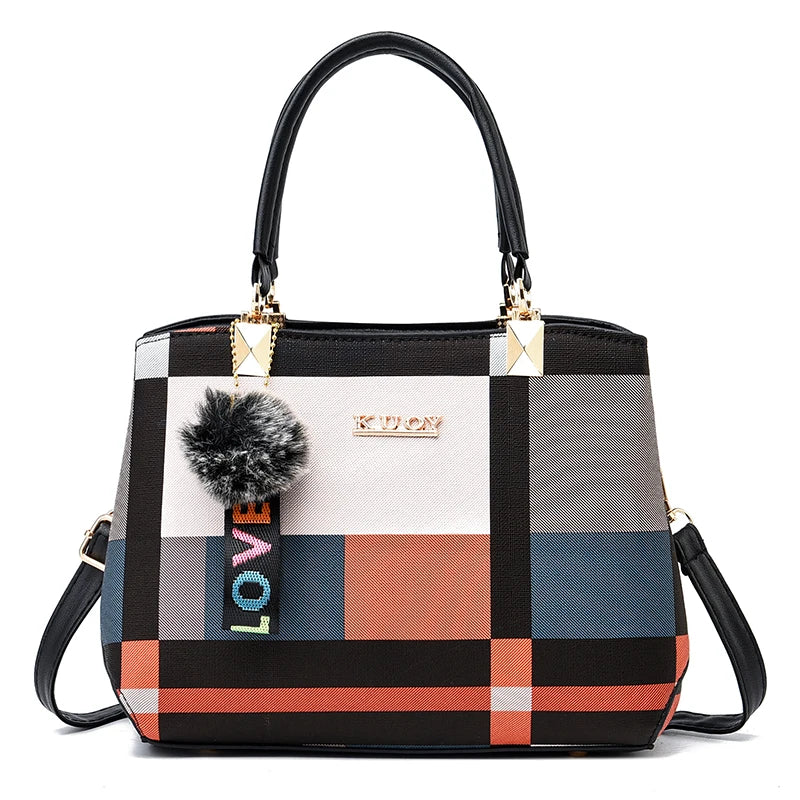 Modern Urbanity Colorblock Tote Handbags HandBags | Chuzko.com