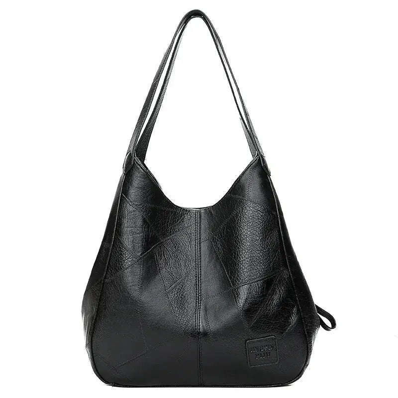 Faux Leather Marble Grain Shoulder Bag Daily Commuter Tote Bags | Chuzko.com