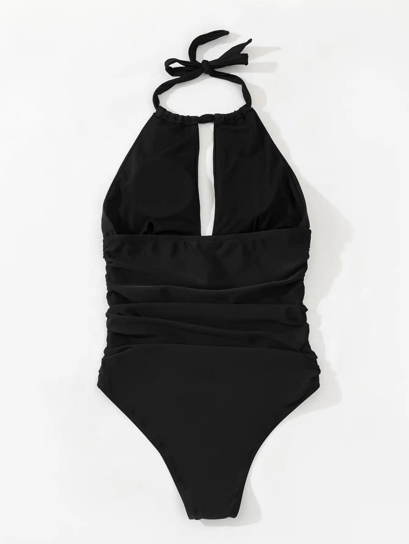 Pool Party Ruched Monokini-suit Monokini Swimwears | Chuzko.com