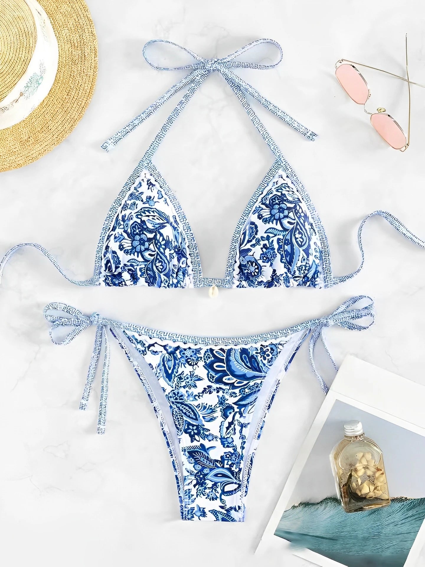 Summer Vine Halter Bikini Bikini Suits | Chuzko.com