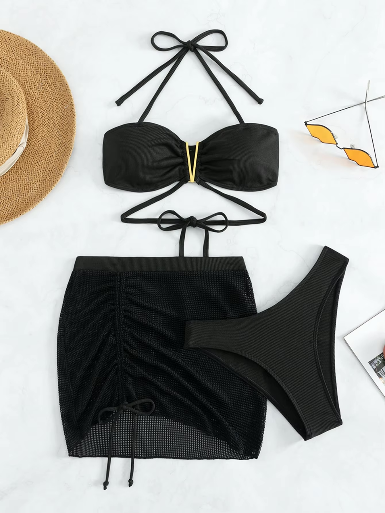 Summer Heat Brazilian Bikini Suits with Matching Skirt Bikini 3 | Chuzko.com