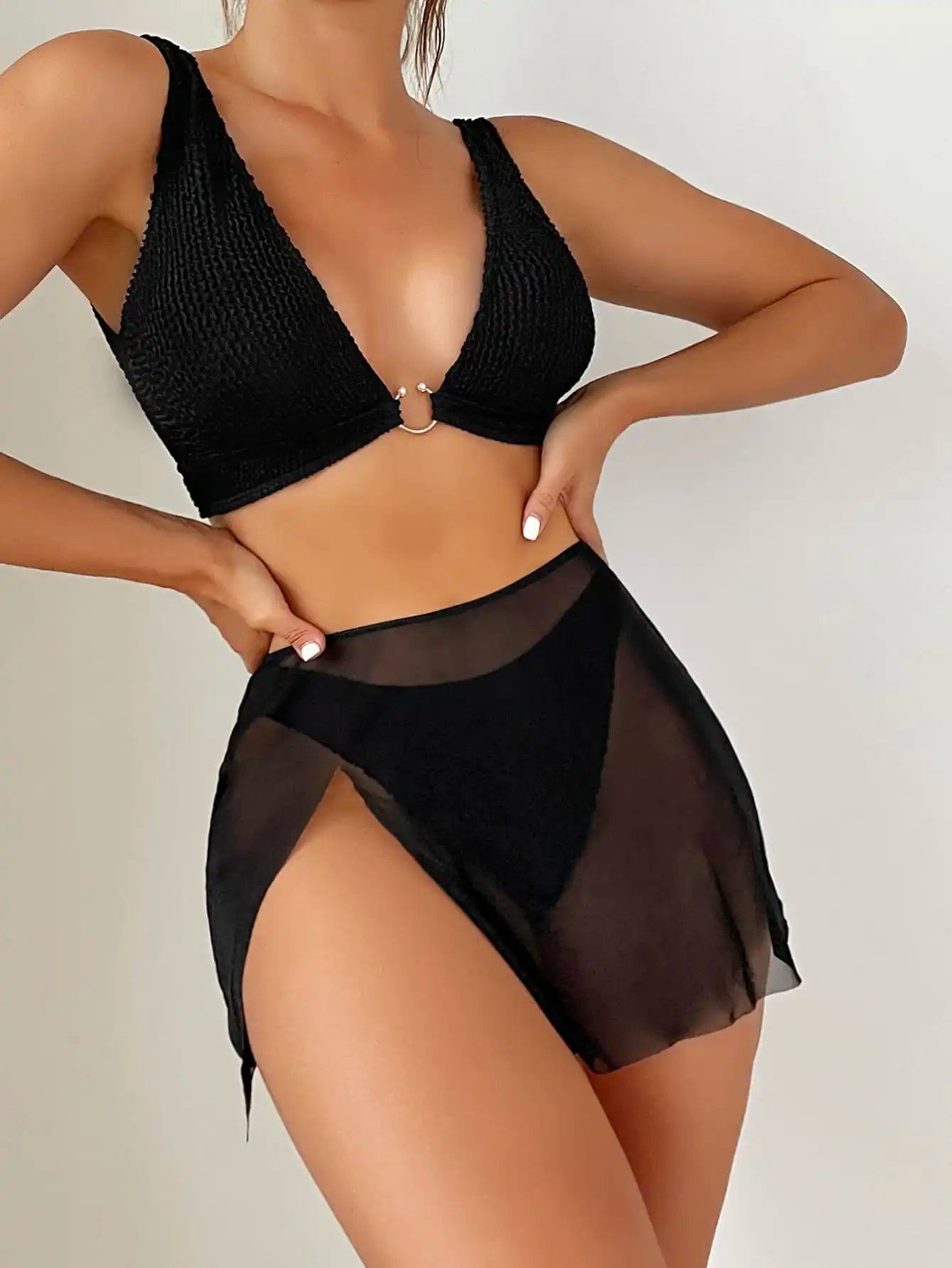 Summer Heat Brazilian Bikini Suits with Matching Skirt Bikini 3 | Chuzko.com