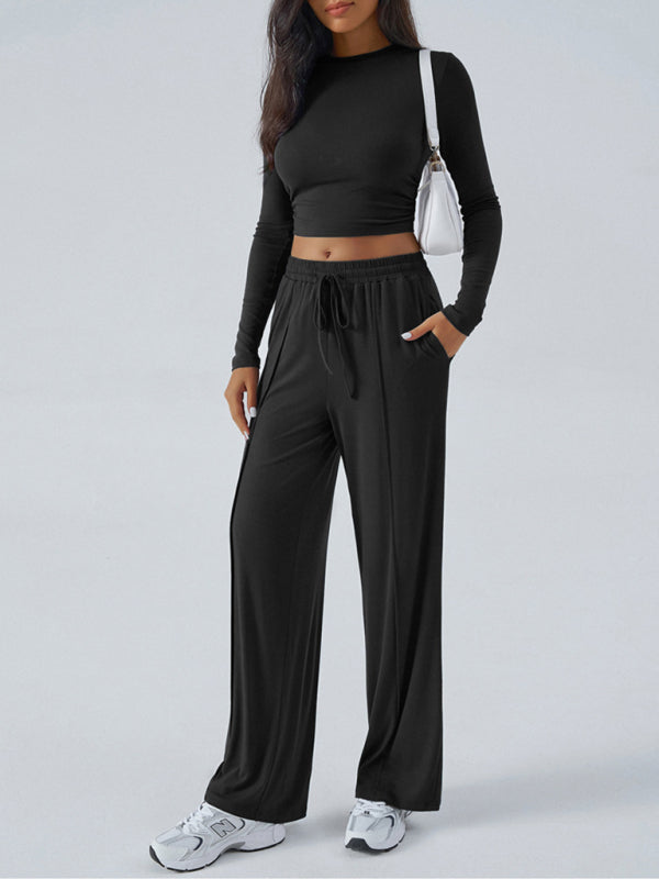 Minimalist Athleisure Wear Jogger Set Outfit Set | Chuzko.com