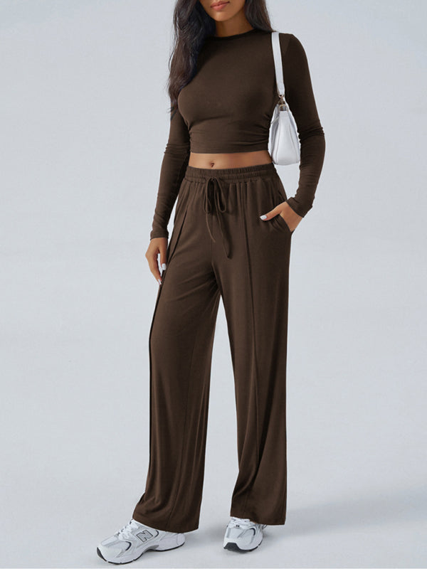 Minimalist Athleisure Wear Jogger Set Outfit Set | Chuzko.com