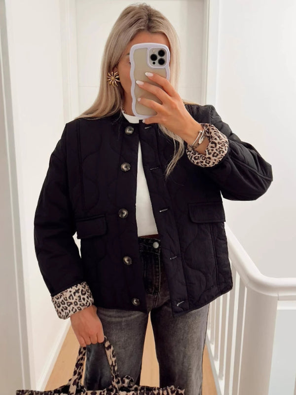 Olive Autumn Quilted Jacket Jackets | Chuzko.com