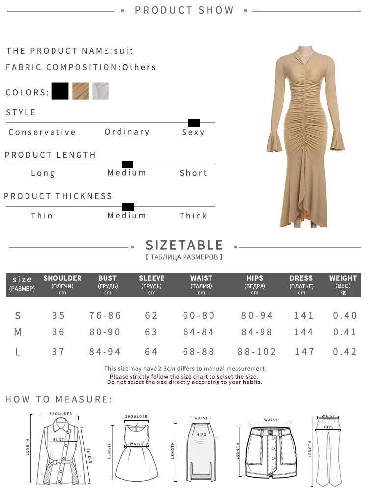 Bellissima Flare Ruched V-Neck Maxi Dress Ruche Dresses | Chuzko.com