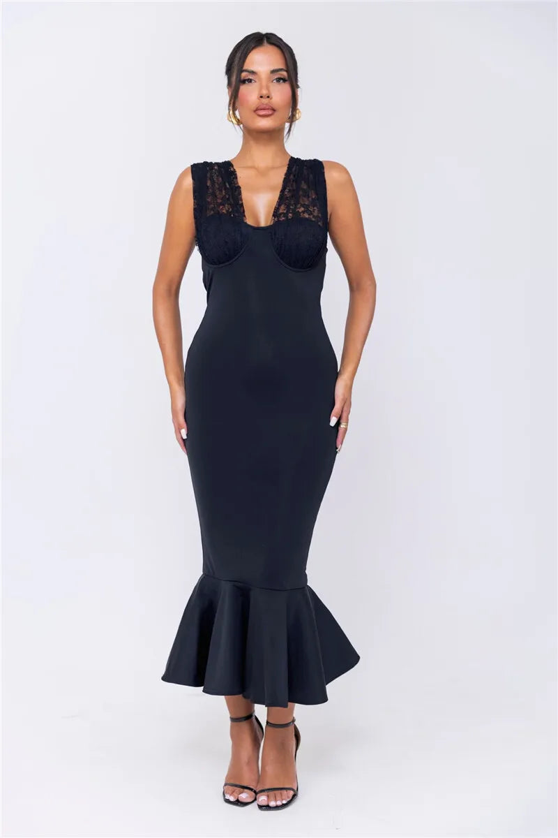 Halter Elegance Mermaid Evening Dress Event Dresses | Chuzko.com