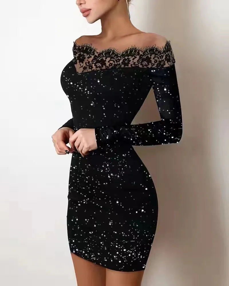 Sparkling Mini Dress: Perfect for Party Season Bodycon Mini | Chuzko.com