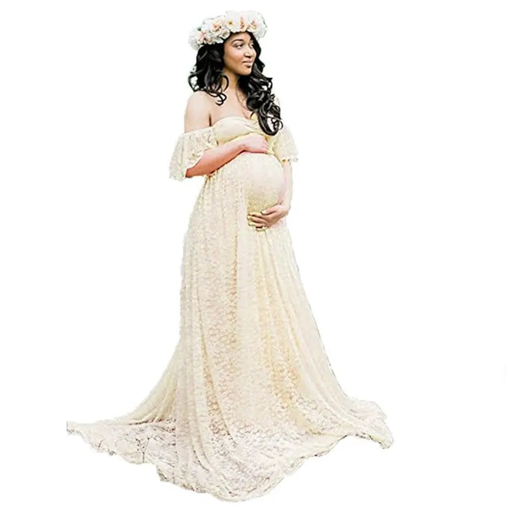 Maternity Dress with Train for Elegant Evenings Maternity Dresses | Chuzko.com