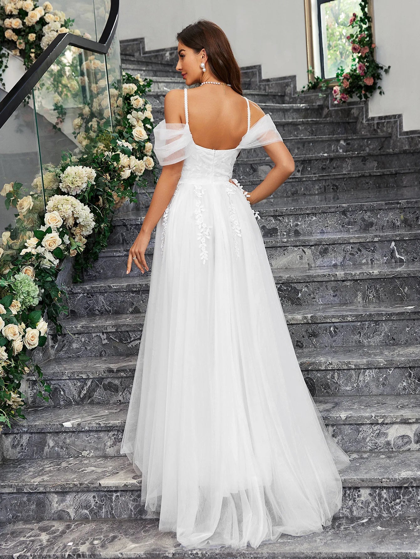 Classic Tulle Ball Gown for Fairy Tale Weddings Bridal Dress | Chuzko.com