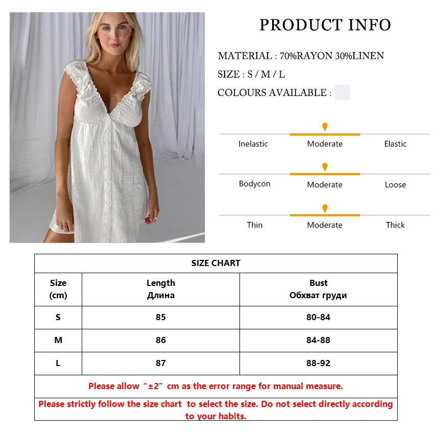 Linen Tank Dress for Casual Wear Loungewear | Chuzko.com