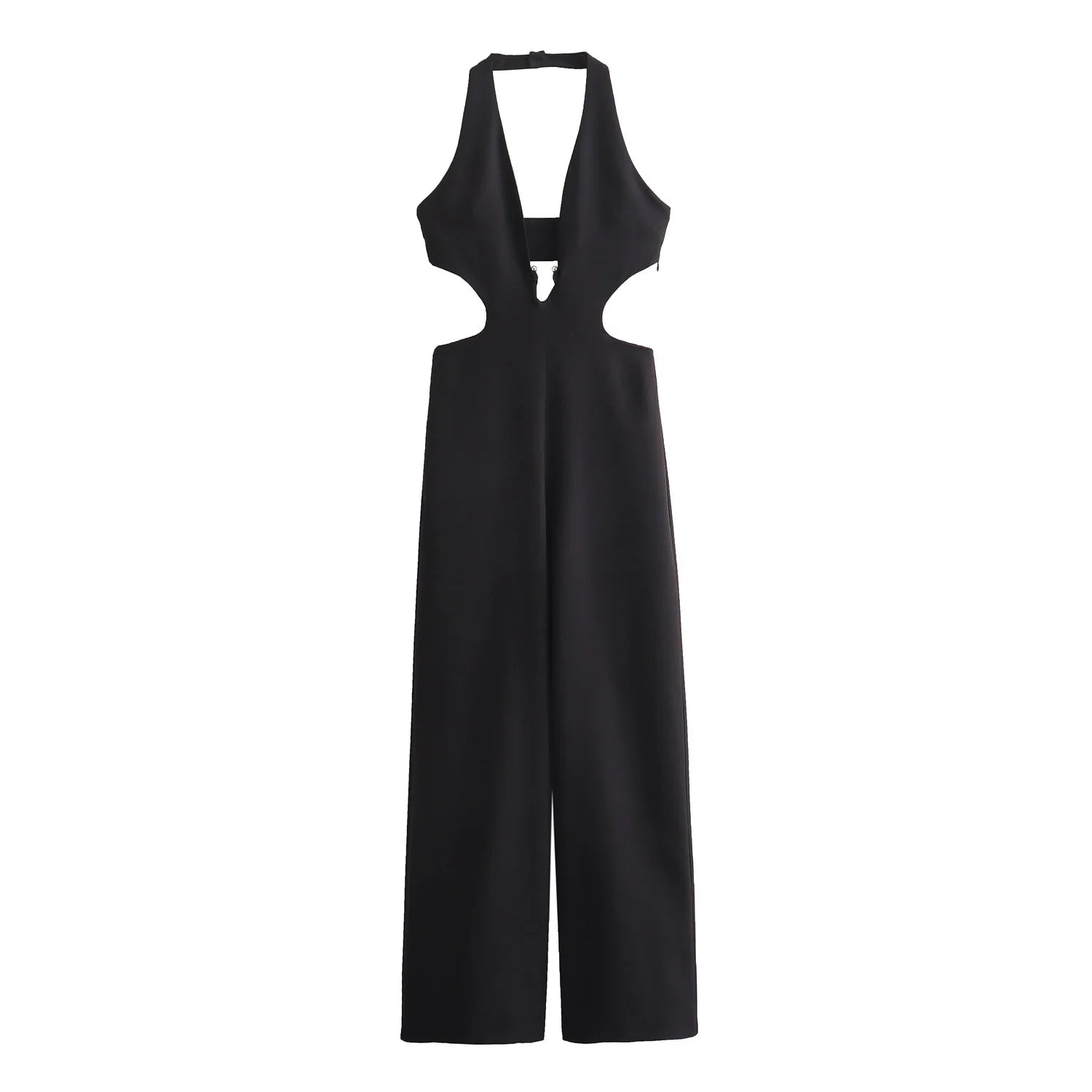 Cutout Wide-Leg Party Jumpsuit Jumpsuits | Chuzko.com