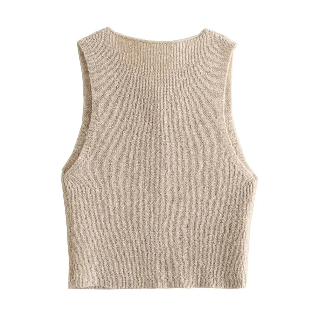 Button-Up Knit Vest Top for Women Vests | Chuzko.com