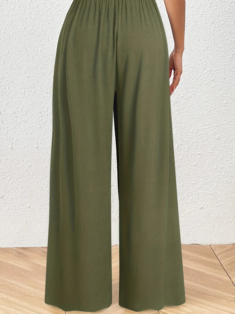 Wide-Leg Jumpsuit Pantsuits for Modern Women Jumpsuits | Chuzko.com